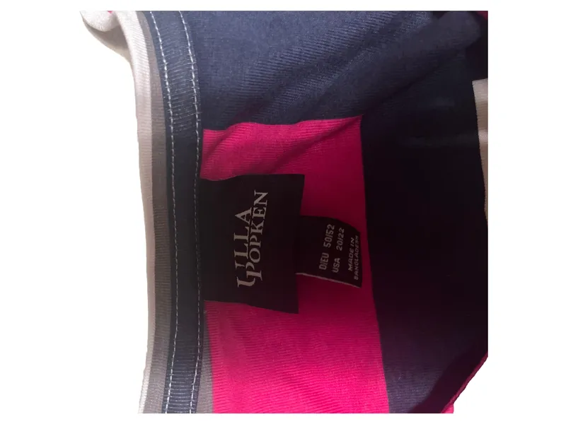 Ulla Popken Damen Langarmshirt Gr. 50/52 Mehrfarbig Geometrisch Viskose 6