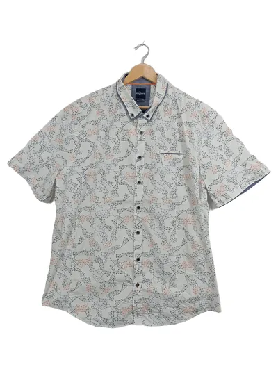 Engbers Herren Freizeithemd Regular Fit Gr. 46/S Grafisches Muster