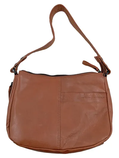 Spikes & Sparrow Damen Umhängetasche Leder Braun Schultertasche Casual