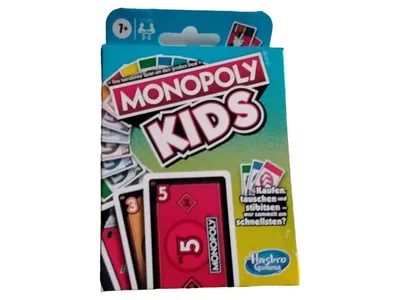 Hasbro Gaming Monopoly Kids Kartenspiel Familienspiel Gesellschaftsspiel
