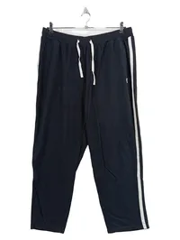 Ulla Popken Jogginghose Damen Gr. 50/52 Schwarz Seitenstreifen 2