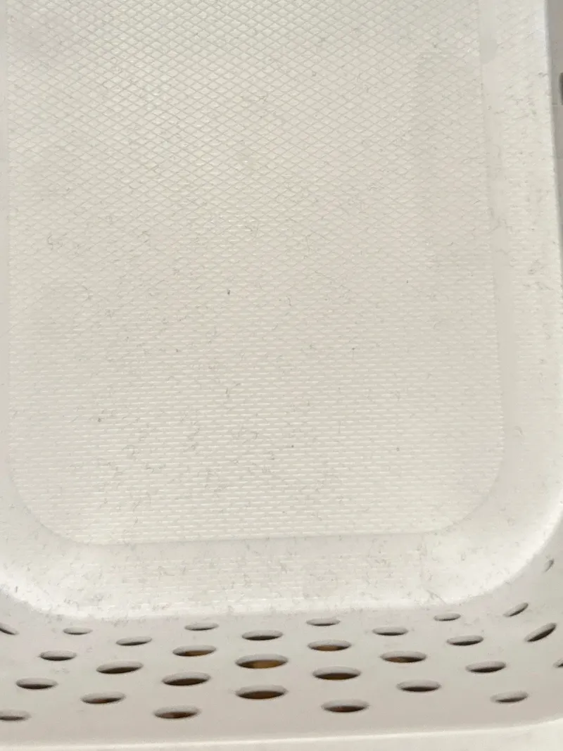 Curver Wäschekorb Kunststoff Grau 36cm Praktisch Lochmuster Aufbewahrung 3