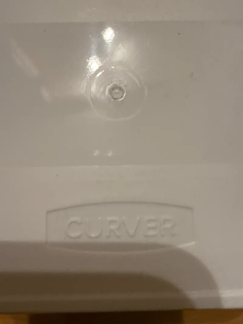 Curver Wäschekorb Kunststoff Grau 36cm Praktisch Lochmuster Aufbewahrung 4