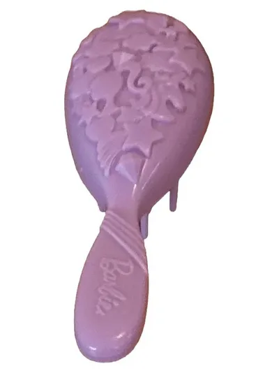 Barbie Ankleidepuppe Lila 30cm Kunststoff Stoff Stickerei Applikationen