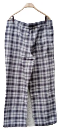 Eddie Bauer Herren Schlafanzughose kariert Gr. XL Baumwolle Grau 2