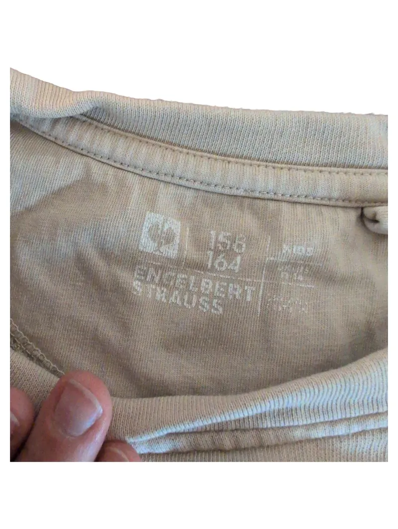 Engelbert Strauss Kinder Pullover Gr. 158/164 Beige Baumwolle 4