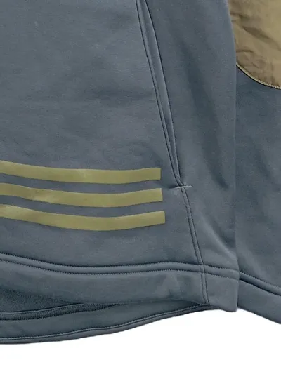 Adidas Herren Pullover Langarm Sweatshirt Grau Khaki Sport Gr. XS