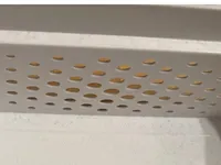 Curver Wäschekorb Kunststoff Beige Lochmuster Aufbewahrung 37cm Praktisch 3