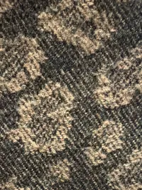 ACNE STUDIOS Schal Leopardenmuster 100% Schurwolle Braun Fransen 4