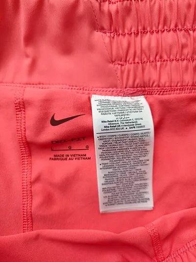 Nike Damen Sport Shorts Laufhose Dri-Fit Rosa Gr. L 42