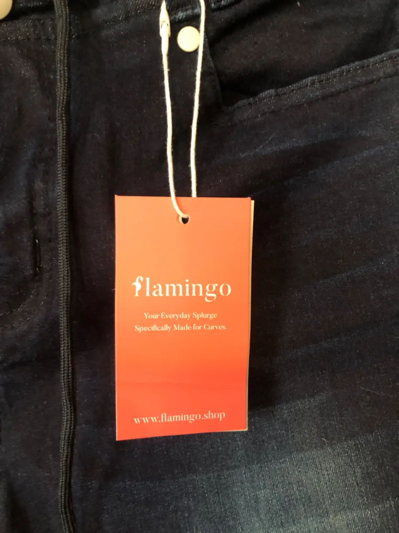 Flamingo Damen Jeans Regular Fit Blau M W29 Stretch Baumwolle 5
