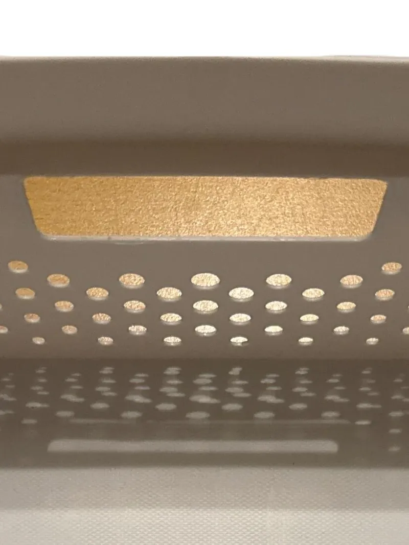 Curver Wäschekorb Kunststoff Beige Lochmuster Praktisch 26 cm Breite 2