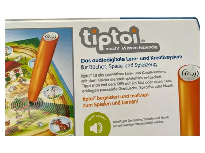 Ravensburger tiptoi Rätselspaß Bauernhof Activity Buch Papier Mehrfarbig