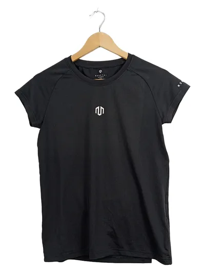 MOROTAI Damen Sport Shirt Gr. S schwarz Performance Fit Rückenausschnitt