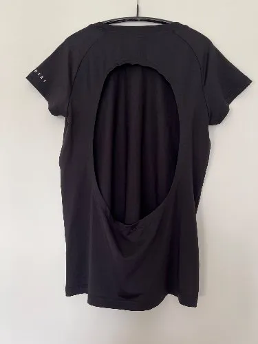 MOROTAI Damen Sport Shirt Gr. S schwarz Performance Fit Rückenausschnitt