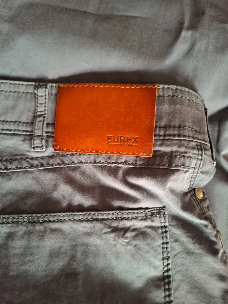 Eurex by Brax Stoffhose Herren W28 L32 Blau Baumwolle Chino 2