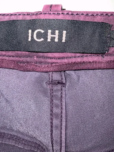ICHI Damen Skinny Jeans Hose Gr. 38 Lila Stretch Casual