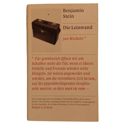 Die Leinwand biografischer Roman Benjamin Stein Taschenbuch C.H.Beck