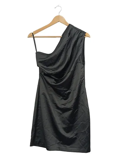 Imperial Damen Cocktailkleid One-Shoulder Schwarz Gr. 40 Elegant Satin