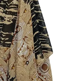 Ellos Plus Tunika Kaftan Damen Gr. 42/XL Tigerprint Bohemian Mehrfarbig 3