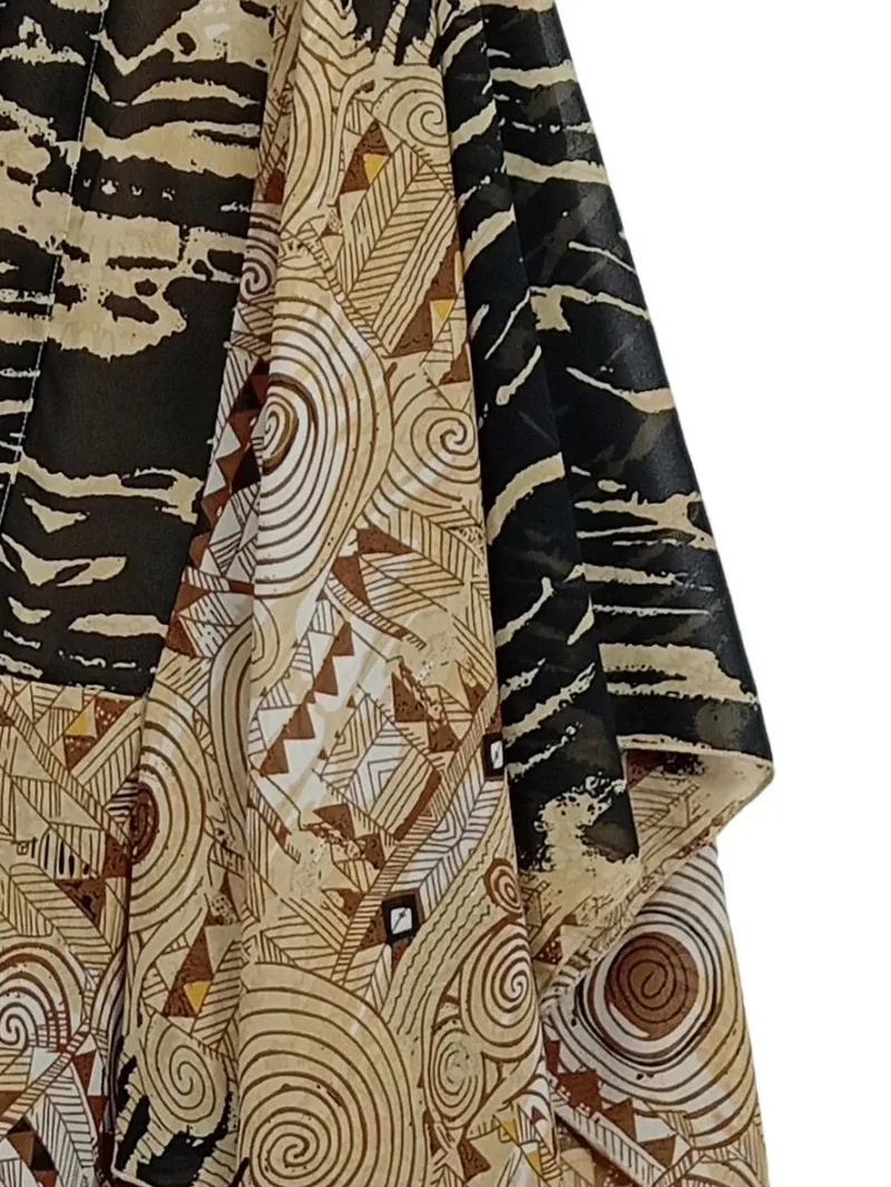 Ellos Plus Tunika Kaftan Damen Gr. 42/XL Tigerprint Bohemian Mehrfarbig 3