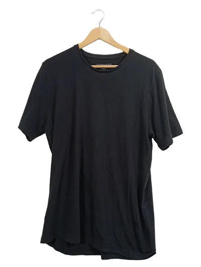 Commander Herren T-Shirt Gr. 44/XS Schwarz Casual