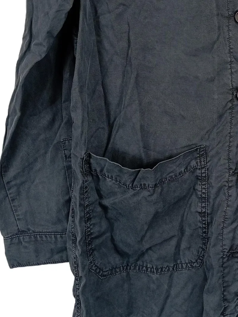 Pull&Bear Lyocell Arbeitsjacke Damen Hemd Jacke Grau S 36 5