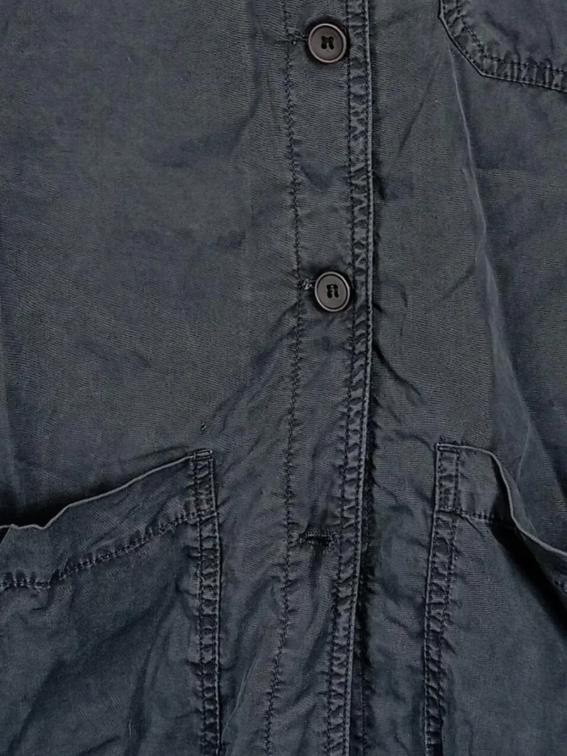 Pull&Bear Lyocell Arbeitsjacke Damen Hemd Jacke Grau S 36 8