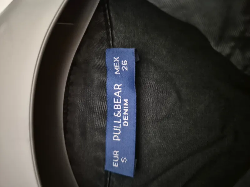 Pull&Bear Lyocell Arbeitsjacke Damen Hemd Jacke Grau S 36 9