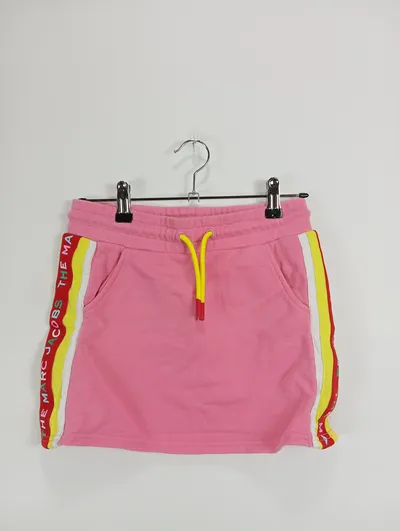THE MARC JACOBS Rock Mädchen Minirock Gr. 150/152 Pink Sportlich Sweat Logo