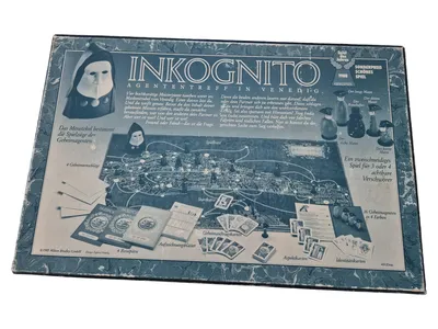 MB Spiele Inkognito Brettspiel Detektiv Strategiespiel Agenten Venedig