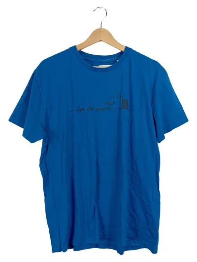 Stanley/Stella Rocker T-Shirt Herren XL Blau Bio-Baumwolle Love The Game