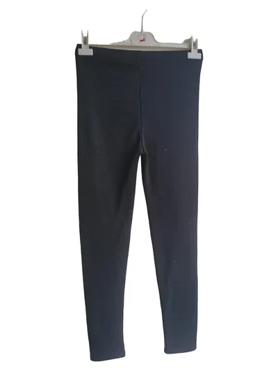 In Extenso Damen Leggings Schwarz Basic Stretch Gr. S/36
