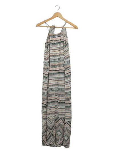 Cubus Damen Maxikleid Sommerkleid Gr. 36/S Ethno Boho Viskose