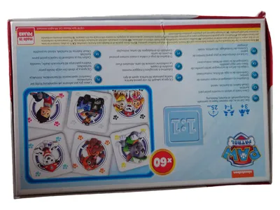 Trefl Paw Patrol Memory Spiel Gedächtnisspiel Kinder ab 3 Jahre 60 Karten