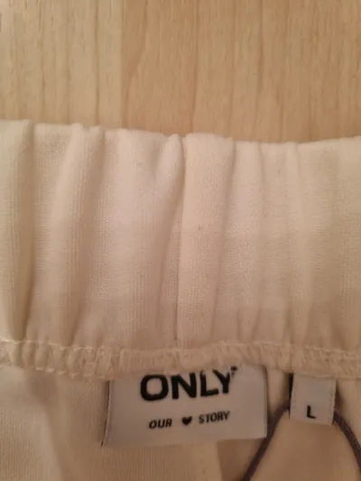 ONLY Damen Jogginghose Athleisure Beige Gr. L Polyester