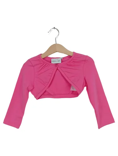Happy Girls Bolero Strickjacke Jäckchen Mädchen Gr. 98 Pink Festlich Baumwolle