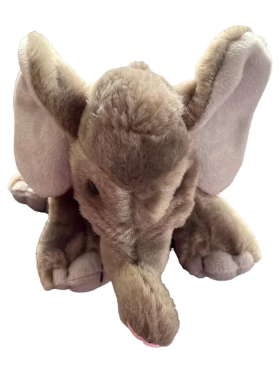 Wild Republic Elefant Kuscheltier Plüschtier Stofftier Grau 17 cm