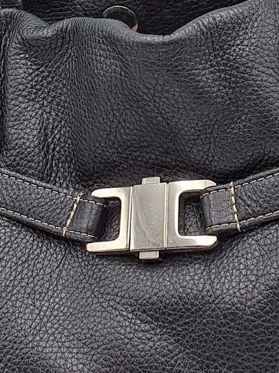 Schlüter Damen Henkeltasche Leder Klassisch Schwarz Mittel Alltag
