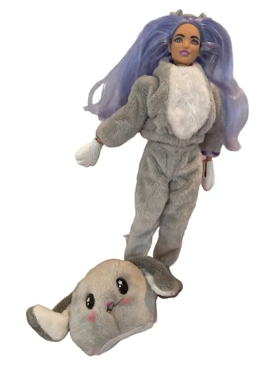 Barbie Kuscheltier Hase Lila 30cm Charmant Plüschtier ab 3 J.