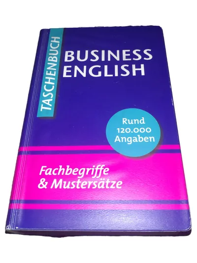 Business English Fachbuch Taschenbuch 120.000 Begriffe Mustersätze Wirtschaft