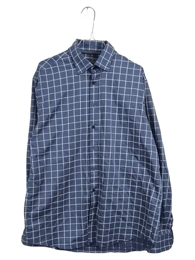 Westbury Herren Business Hemd Gr. 41/L Blau Kariert Regular Fit