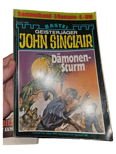John Sinclair Geisterjäger 1288 Dämonen-Sturm Sammelband Horror Buch