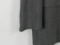 CINQUE Sakko Herren Gr. 50 L Grau Fischgrät Business Blazer Elegant Klassik 3