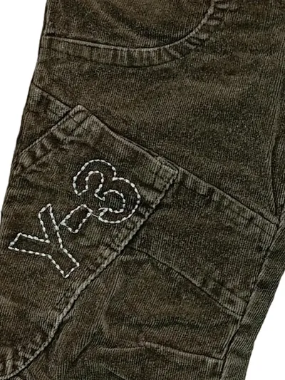 Kinder Cordhose Gr. 86 Oliv Cargo Hose Jungen Mädchen Cord