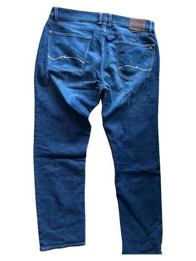 Hattric Herren Jeans Regular Fit Blau W33/L31 Stretch Denim
