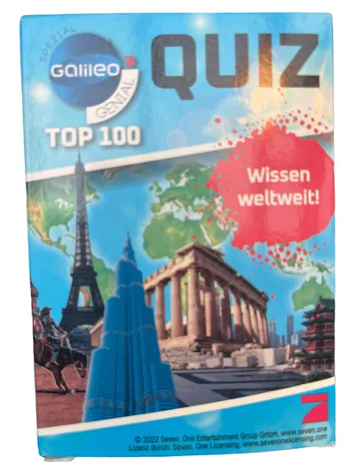 Galileo Quiz Top 100 Wissen Weltweit Geografie Kartenspiel Familie
