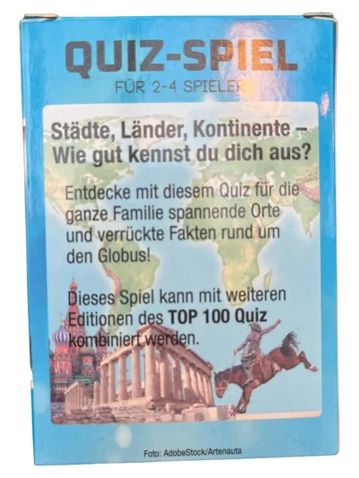 Galileo Quiz Top 100 Wissen Weltweit Geografie Kartenspiel Familie