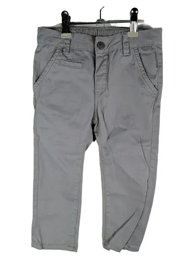 Kanz Stoffhose Chino Kinder Gr. 86 Grau Baumwolle Casual