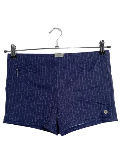 Schiesser Herren Badeshorts Gr. 40 Blau Sportlich Strukturmuster